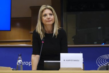 Kızı 2 Ekim 2024 'te Yunanistan' ın Tempi kentinde Avrupa Parlamentosu, Brüksel, Belçika 'da meydana gelen bir olayda hayatını kaybeden Maria Karystianou