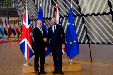 Avrupa Konseyi Başkanı Charles Michel karşıladı