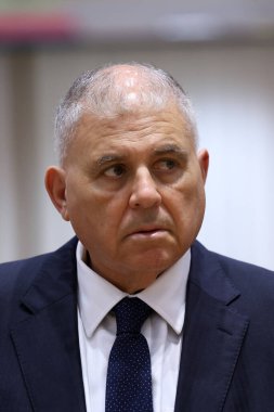 Brüksel, Belçika, 24 Mart 2025. Tarım Bakanı Anton REFALO, bir Avrupa Birliği tarım ve balıkçılık konseyi toplantısına katıldı.