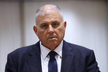 Brüksel, Belçika, 24 Mart 2025. Tarım Bakanı Anton REFALO, bir Avrupa Birliği tarım ve balıkçılık konseyi toplantısına katıldı.