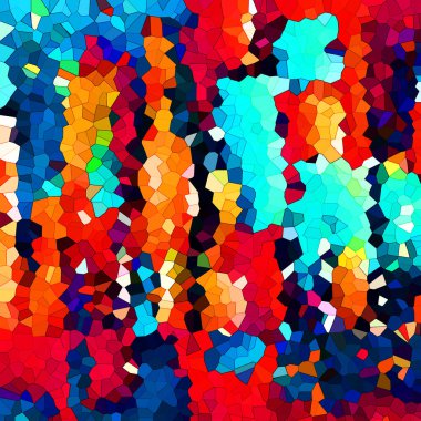 soyut renkli arkaplan, mozaik kavram  