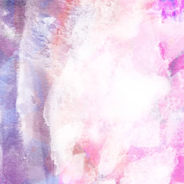 Abstraktní Růžová Akvarel Pozadí Design Umýt Aqua Malované Textury Zblízka — Stock fotografie