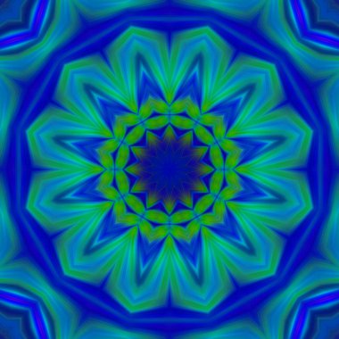 Güzel, esrarengiz sihirli mandala arkaplanı