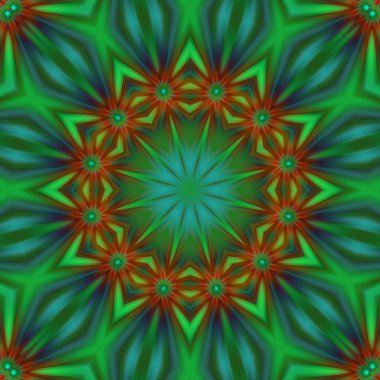 Güzel, esrarengiz sihirli mandala arkaplanı