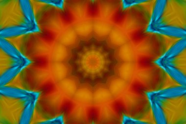 Güzel, esrarengiz sihirli mandala arkaplanı