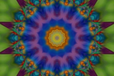 Güzel, esrarengiz sihirli mandala arkaplanı