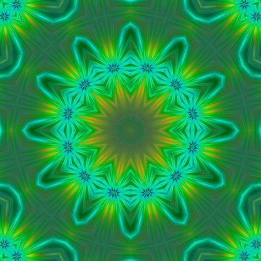 Güzel, esrarengiz sihirli mandala arkaplanı