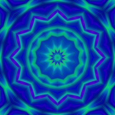 Güzel, esrarengiz sihirli mandala arkaplanı