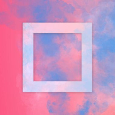 Pembe gradyan üzerinde soyut ışık dumanı.