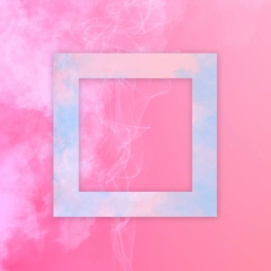 Pembe gradyan üzerinde soyut ışık dumanı.