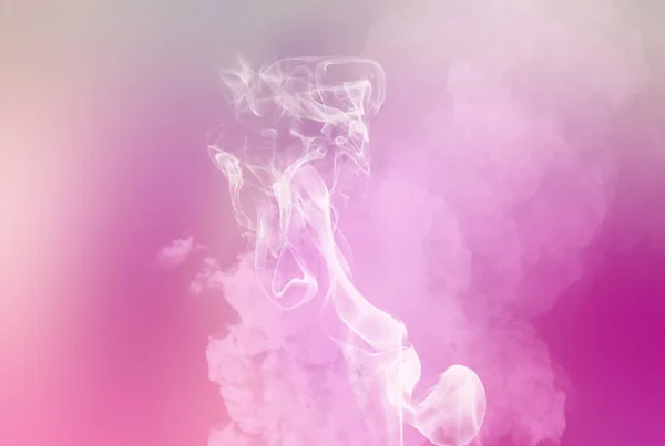 White and purple smoke over gradient soft pink. Abstract romantic background for party posters and flyers.