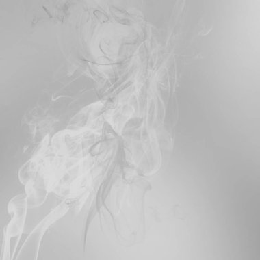 duman gri arkaplan üzerinde, sağlık konsepti