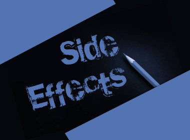 Yan etki sözcükleri ve sarı kalem. Sağlık hizmetleri kavramı.