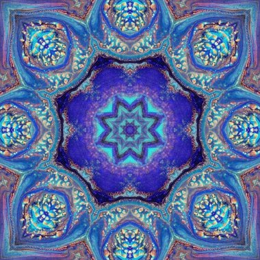 soyut renkli mandala arkaplan kavramı 