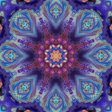 soyut renkli mandala arkaplan kavramı 