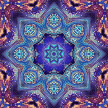 soyut renkli mandala arkaplan kavramı 