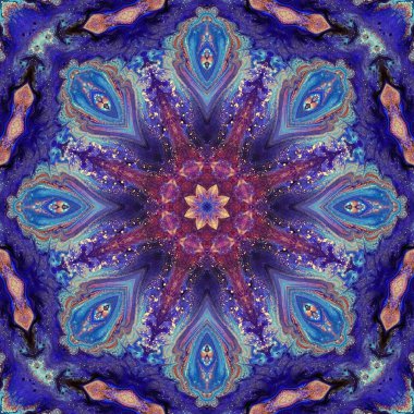 soyut renkli mandala arkaplan kavramı 