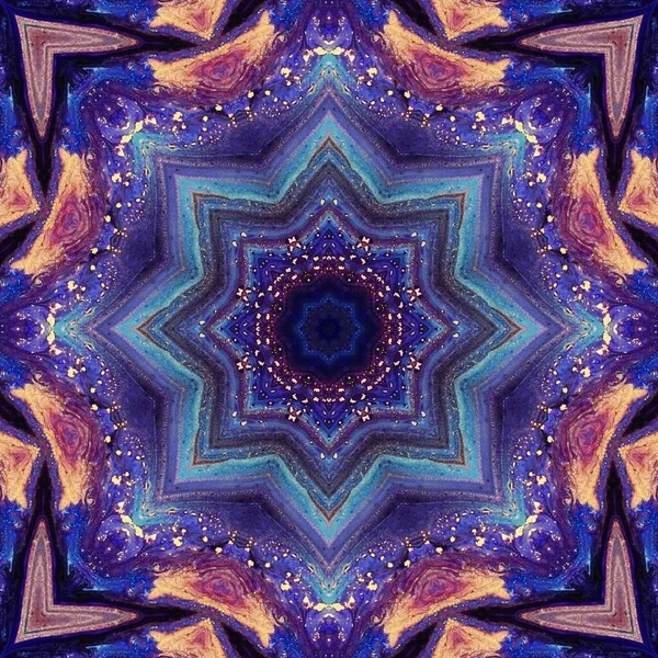 Soyut Renkli Mandala Arkaplan Kavramı — Stok fotoğraf
