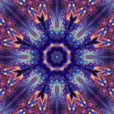 soyut renkli mandala arkaplan kavramı 