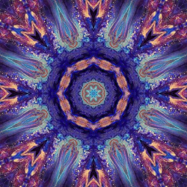 soyut renkli mandala arkaplan kavramı 