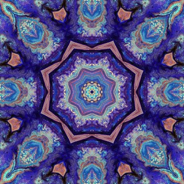 soyut renkli mandala arkaplan kavramı 