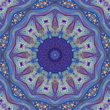 soyut renkli mandala arkaplan kavramı 