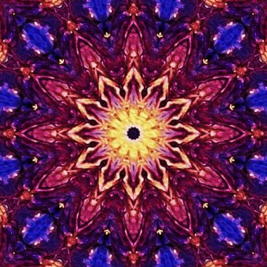 soyut renkli mandala arkaplan kavramı 