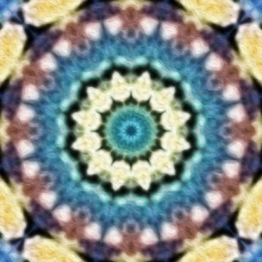 soyut renkli mandala arkaplan kavramı 