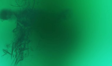 Beautiful smoke over colorful gradient background. 