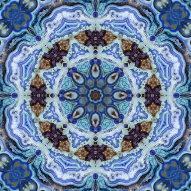 Luxury mandala background with ornament pattern, mandala design, mandala template for decoration invitation, cards, wedding, blue and golden colors