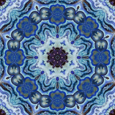 Luxury mandala background with ornament pattern, mandala design, mandala template for decoration invitation, cards, wedding, blue and golden colors