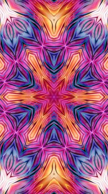 Luxury oriental tile seamless pattern. Colorful floral background. Mandala boho chic style.