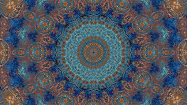 Luxury oriental tile seamless pattern. Colorful floral patchwork background. Mandala boho chic style. Rich flower ornament. Hexagon design elements. Portuguese moroccan motif. 