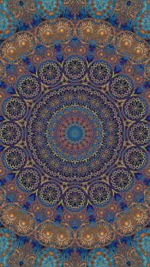 Luxury oriental tile seamless pattern. Colorful floral patchwork background. Mandala boho chic style. Rich flower ornament. Hexagon design elements. Portuguese Moroccan motif. 