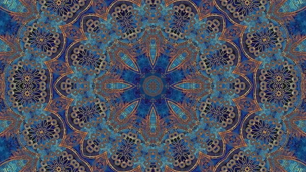 동양의 섬유가 패턴입니다 꽃무늬가 만달라 스타일이야 헥사곤 포르투갈의 모로코 모티프 — 스톡 사진