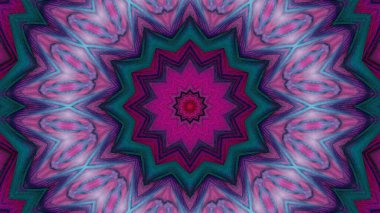 Abstract ancient geometric mystic background, colorful digital art painting and mandala graphic design.