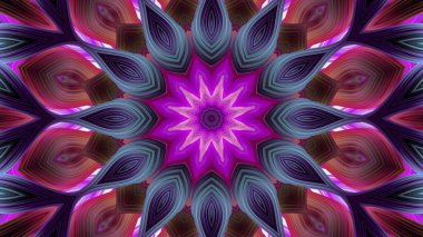 Abstract ancient geometric mystic background, colorful digital art painting and mandala graphic design.