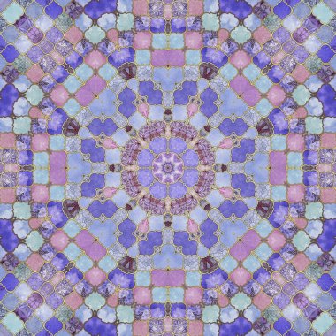 Mandala seamless pattern mandala art. Flower fantasy print. Psychedelic carnival poster.