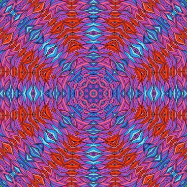 Mandala seamless pattern mandala art. Flower fantasy print. Psychedelic carnival poster.