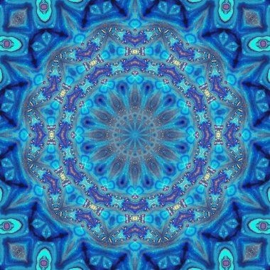 Mandala seamless pattern mandala art. Flower fantasy print. Psychedelic carnival poster.