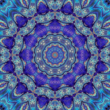 Mandala seamless pattern mandala art. Flower fantasy print. Psychedelic carnival poster.
