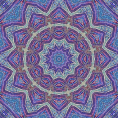 Mandala seamless pattern mandala art. Flower fantasy print. Psychedelic carnival poster.