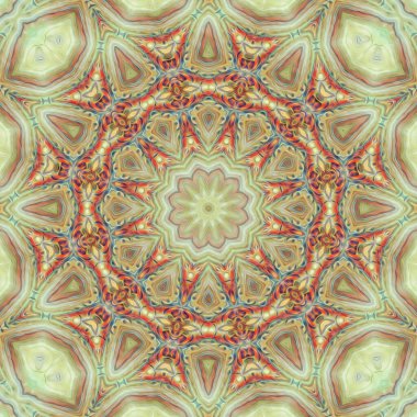 Mandala seamless pattern mandala art. Flower fantasy print. Psychedelic carnival poster.