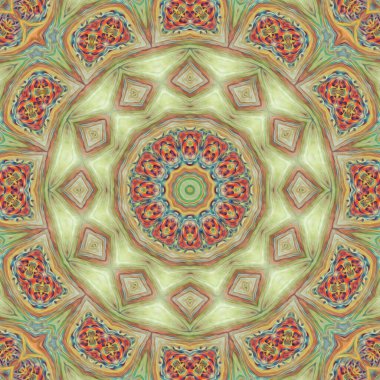 Mandala kusursuz desenli mandala sanatı. Çiçek fantezi baskısı. Psikedelik karnaval posteri.