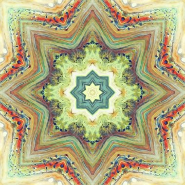 Mandala seamless pattern mandala art. Flower fantasy print. Psychedelic carnival poster.