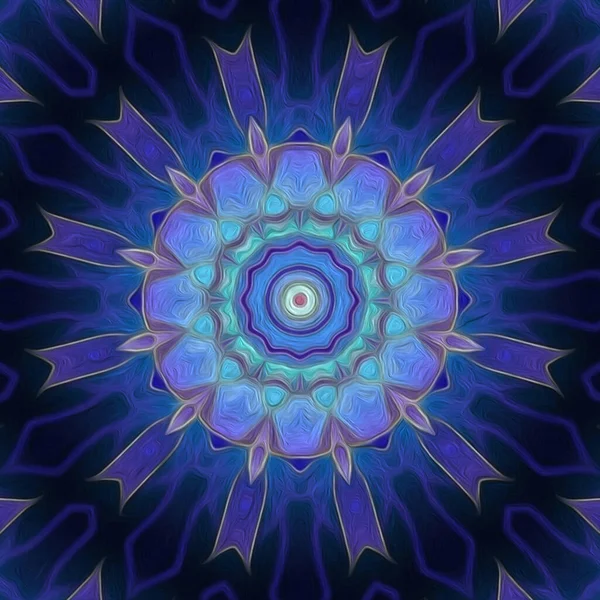Nahtloses Kaleidoskop Mandala Abstrakte Hintergrundansicht — Stockfoto