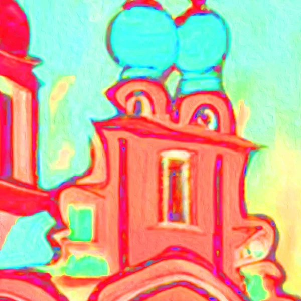 Eski kilise resmi çizimi