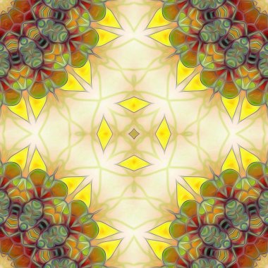 soyut renkli mandala arka plan 