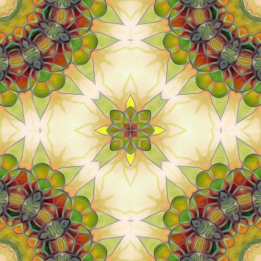 soyut renkli mandala arka plan 