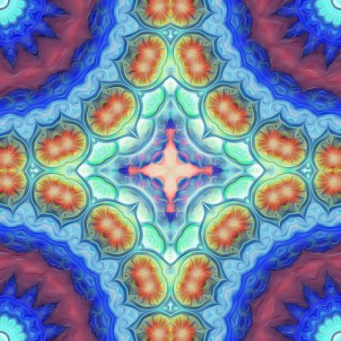 soyut renkli mandala arka plan 